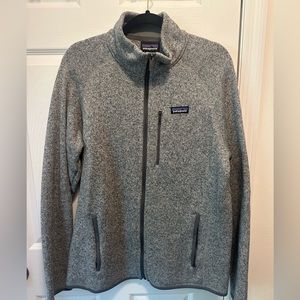 Patagonia Long Sleeve full zip Jacket. Large. Grey.